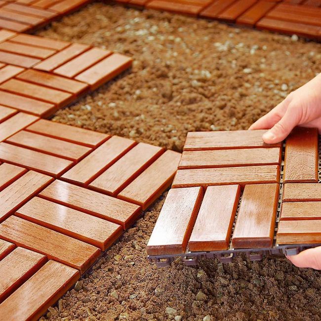 tejas de madera