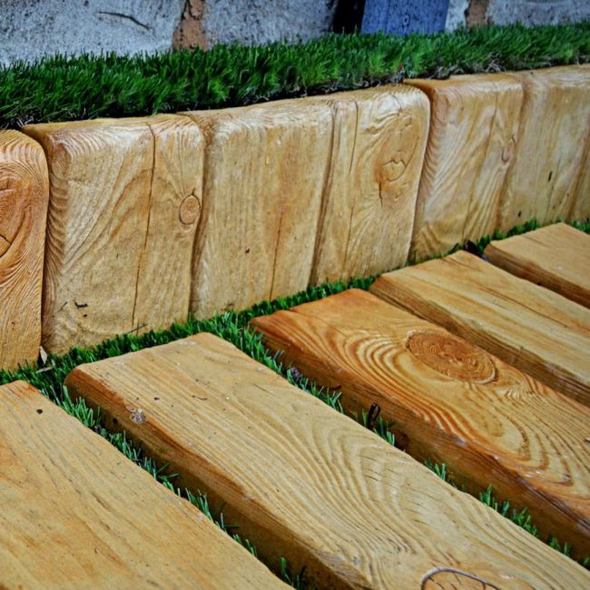 Tablas para caminos de jardín
