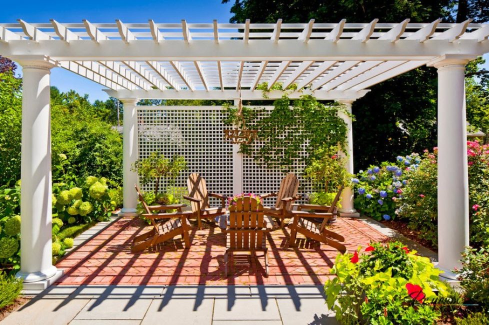 Beyaz Pergola
