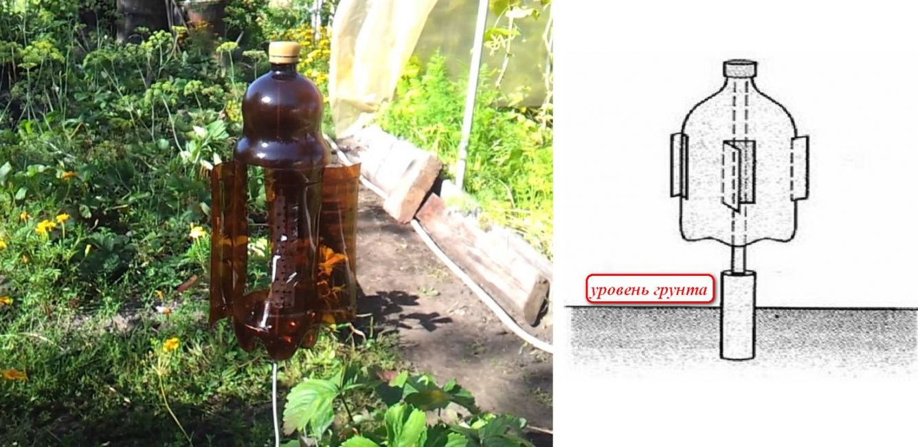 Vapor de talp d'ampolles de plàstic