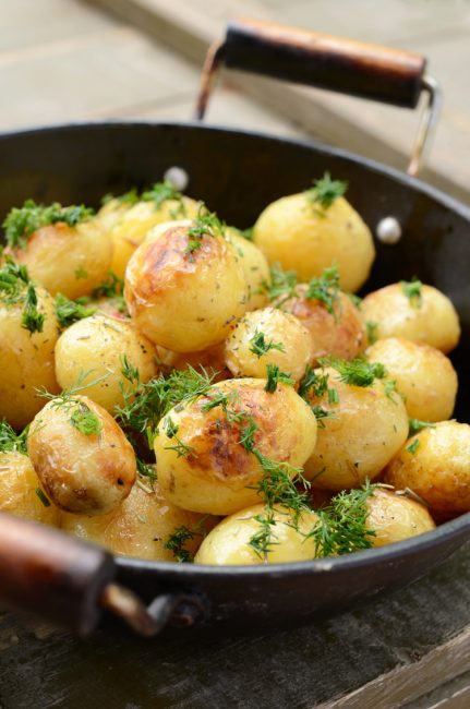 Kızarmış genç patates