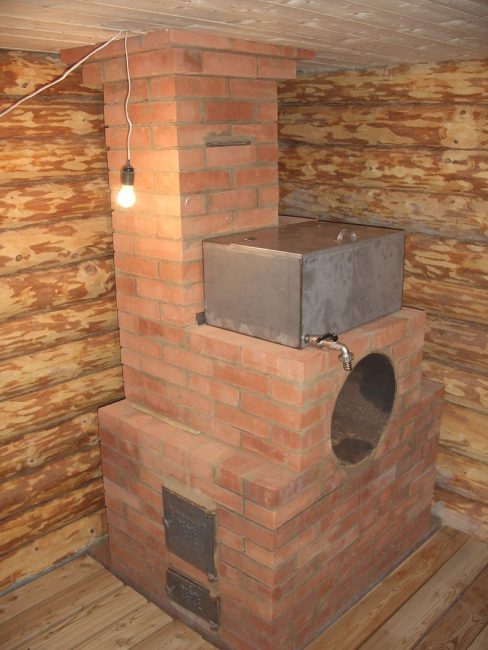 horno de ladrillo sauna