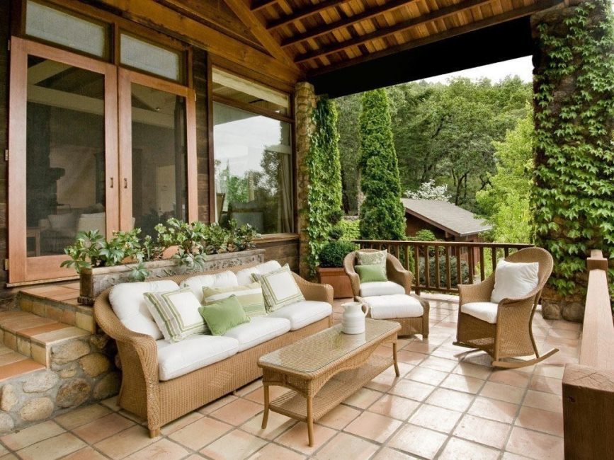 terraza abierta