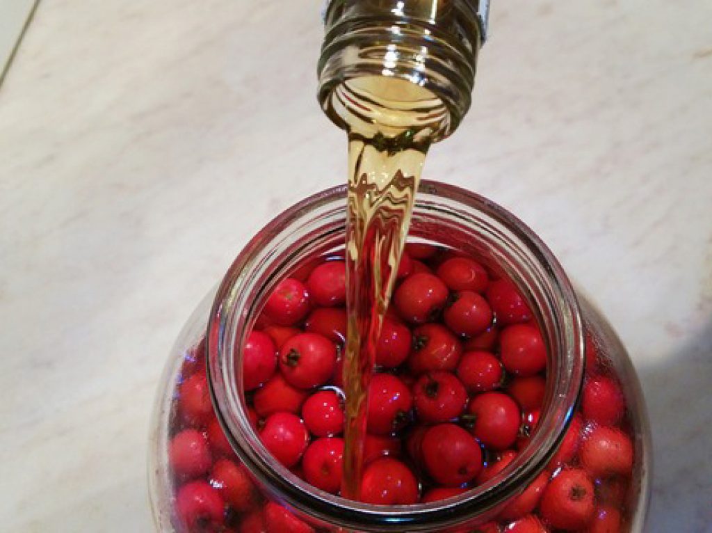 infusión alcohólica de espino