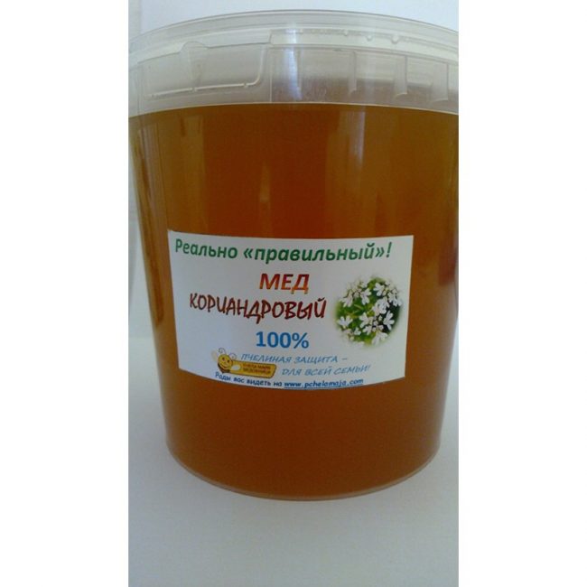 мед от кориандър