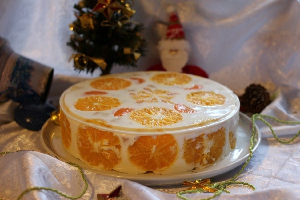 Zselés születésnapi torta