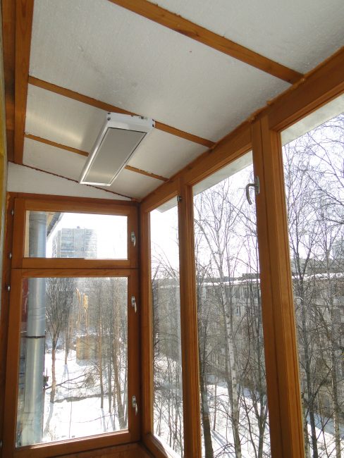 Loggia uppvärmning