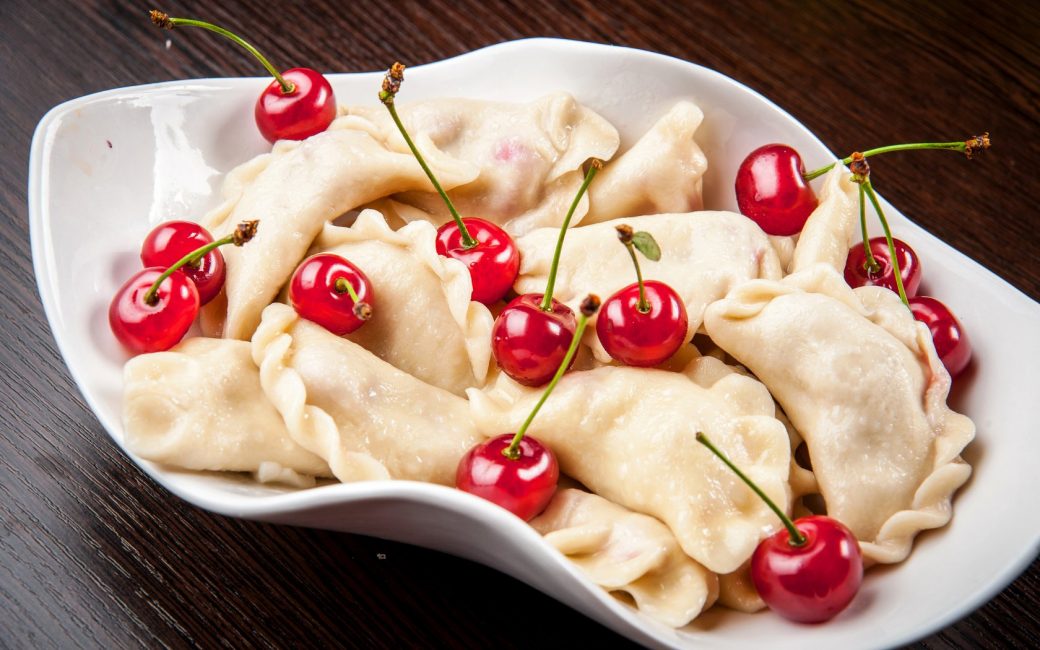 albóndigas con cerezas
