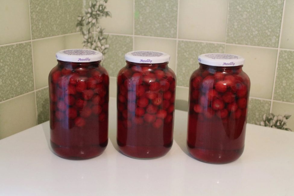 Compota de cereza