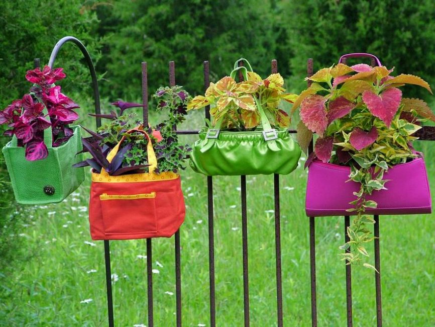 Jardineras de bolsas