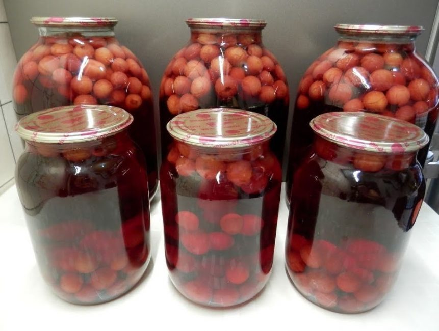 compota de cereza