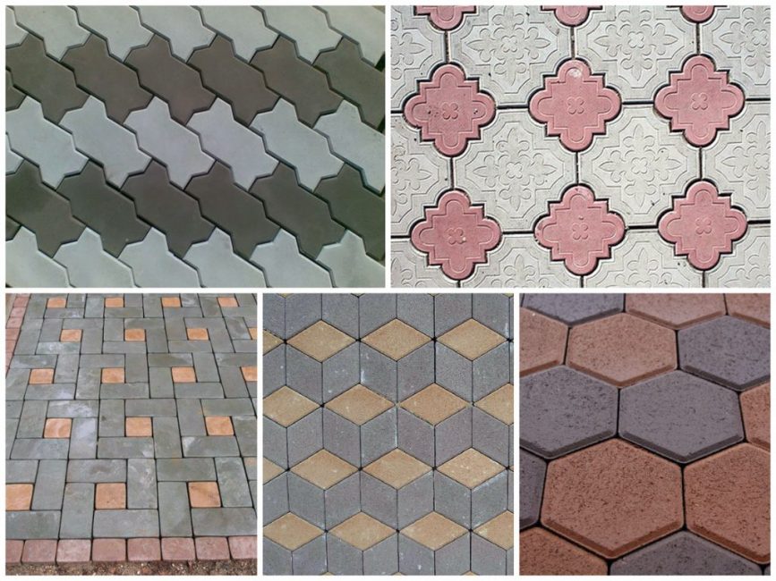 Tipos de losas de pavimentación