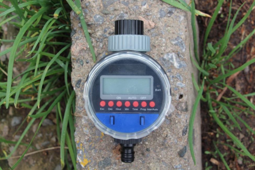 Temporizador de riego automático