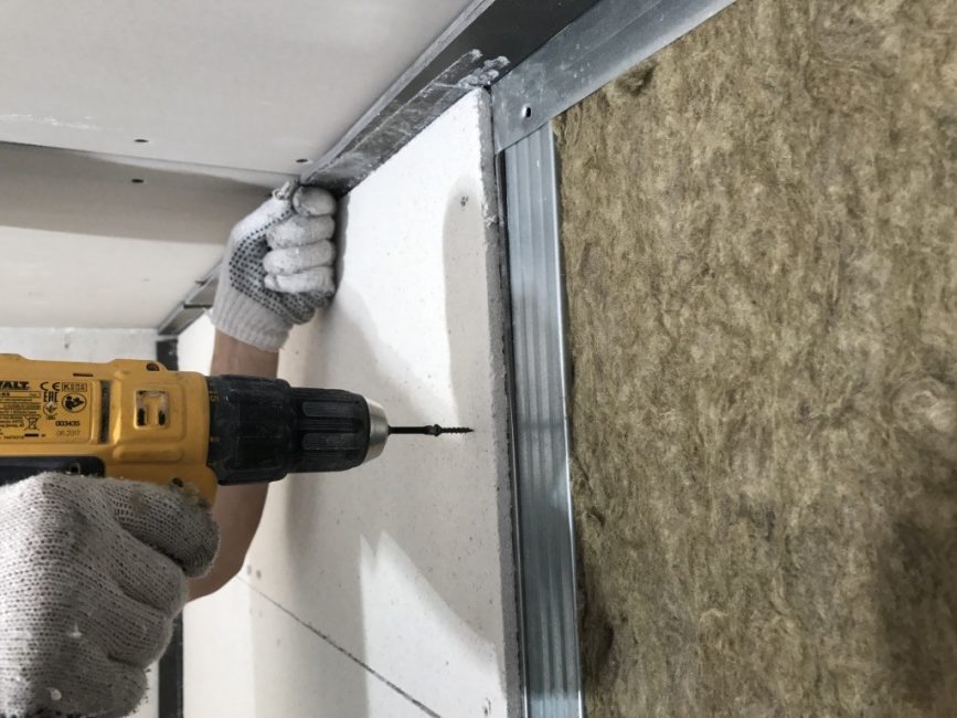 Fixering av gipsskivor