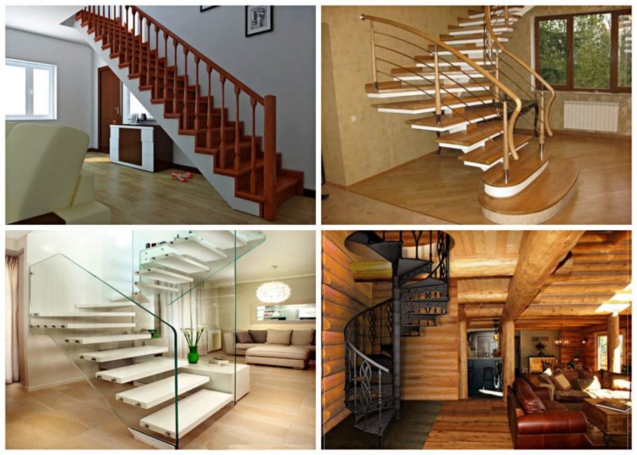 tipos de escaleras