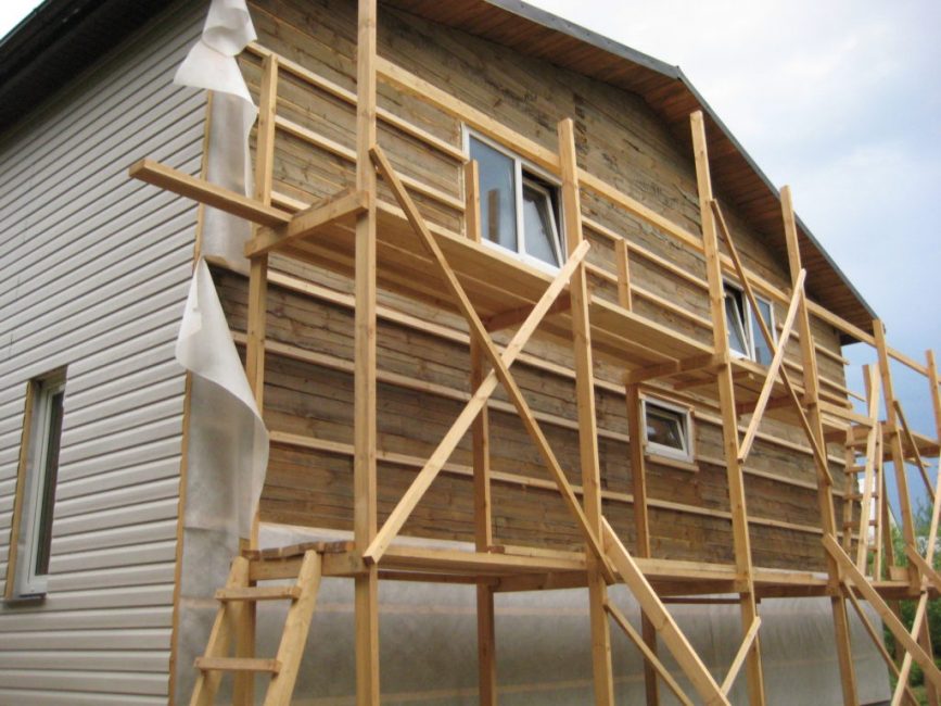 Siding installation