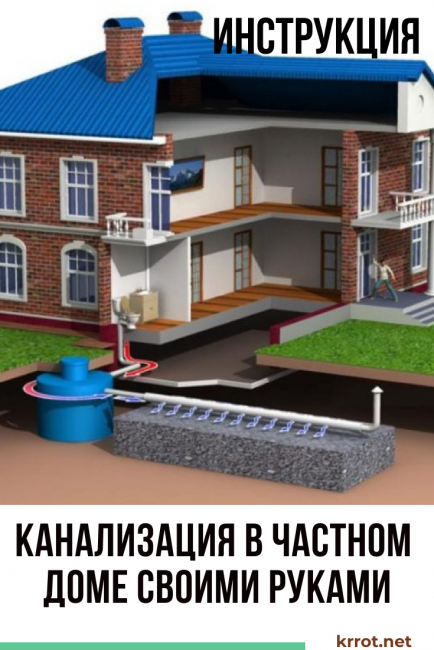 Kanalizace vlastními silami v soukromém domě