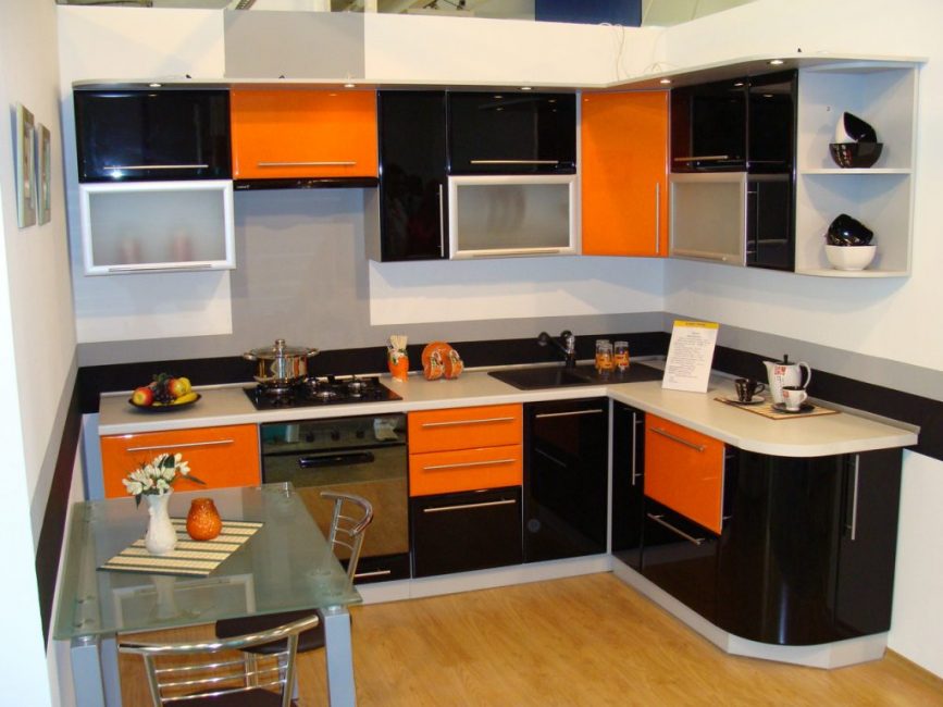 cocina de esquina