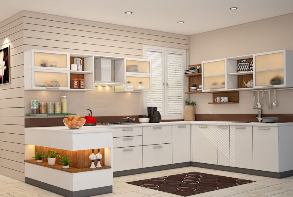Elegante interior de cocina
