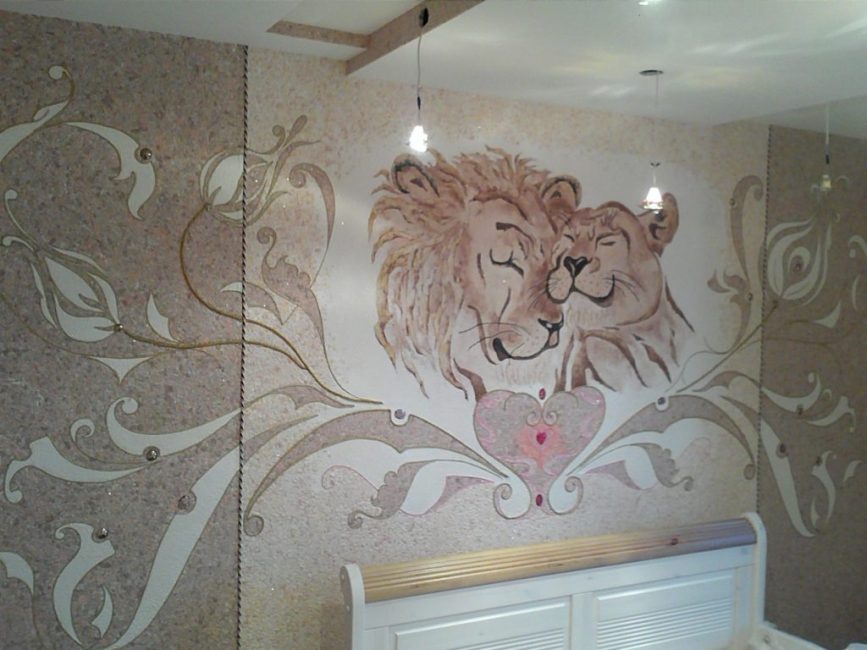 Impreso para un ambiente acogedor y romántico.