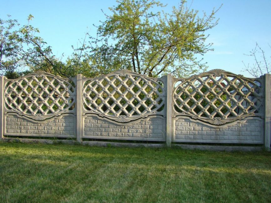 betonový plot