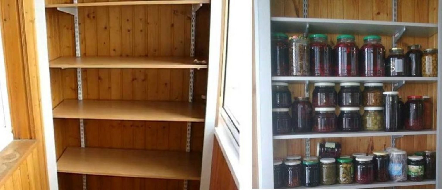 Bolti konzolok erkélyszekrényekben