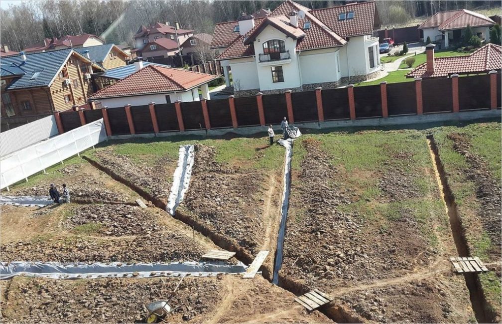Drenážní metoda rybí kosti