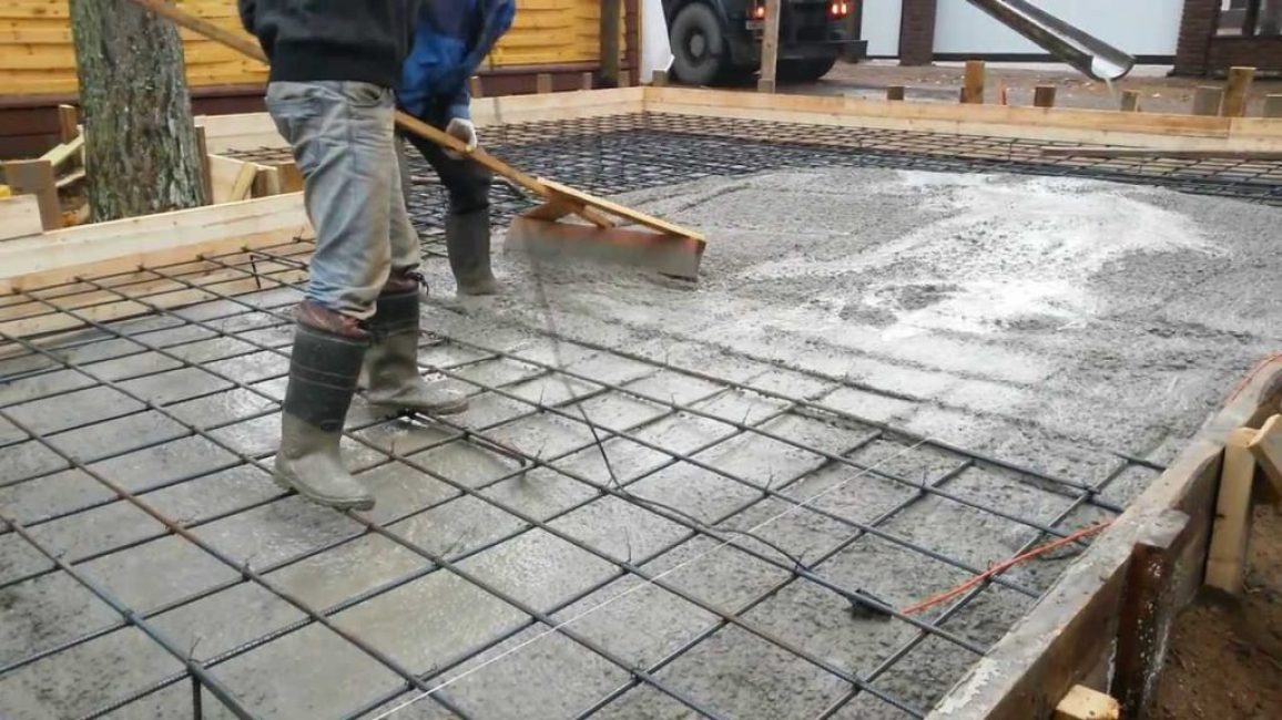 Betonový základ pro podlahy
