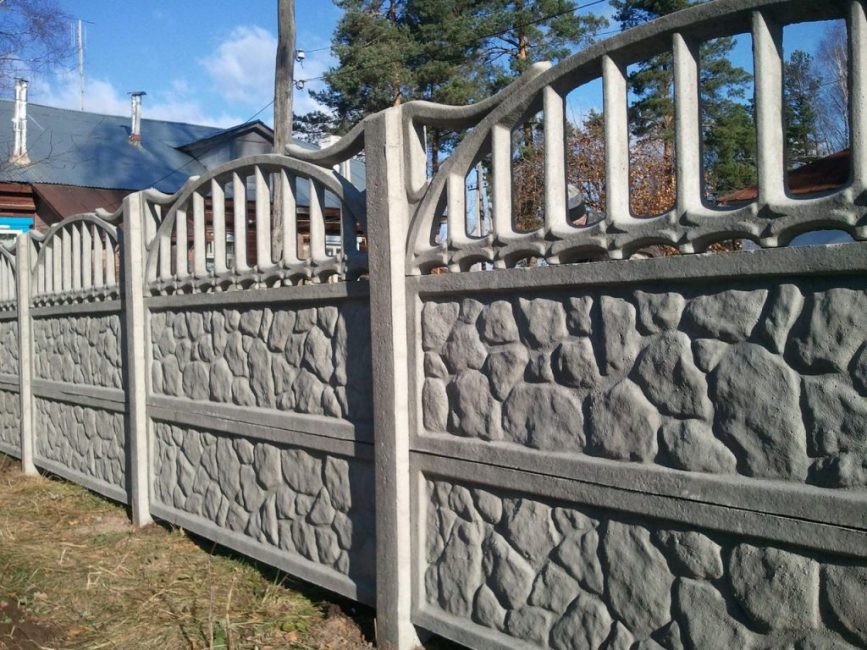 betonový plot