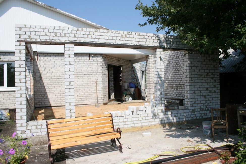 zděná veranda