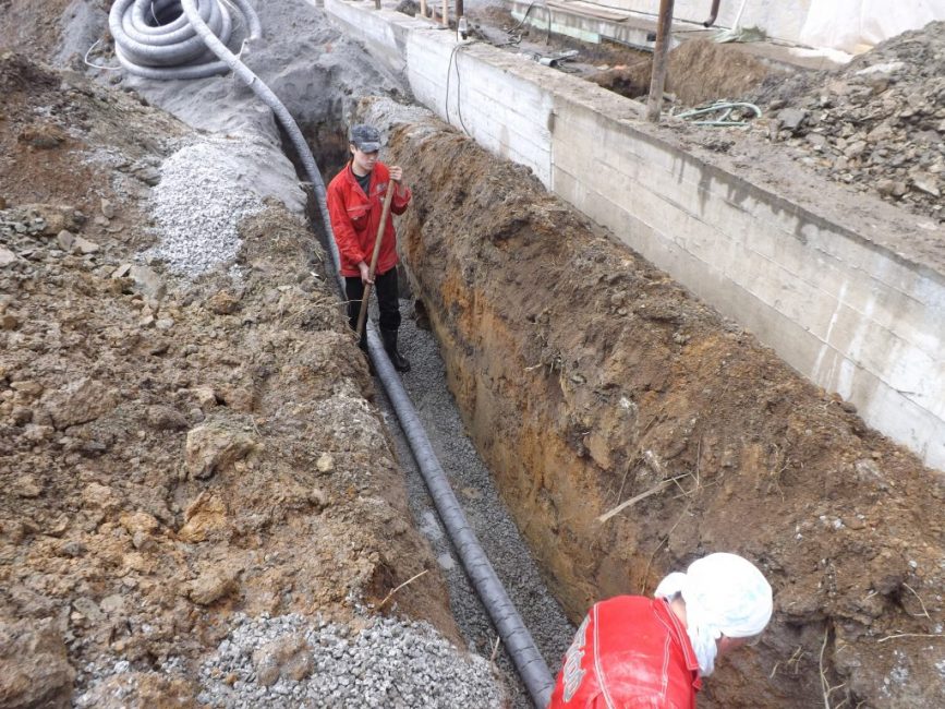 Instalace drenážního systému