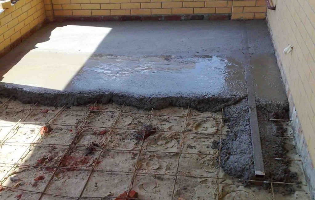 Hotová vrstva betonového potěru
