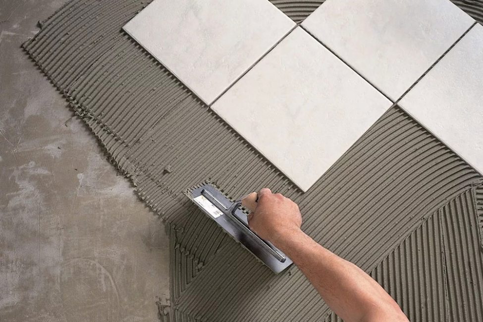 Cementbaserat golvbruk