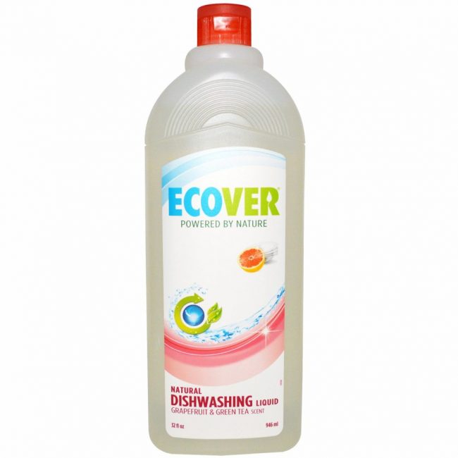 Diskmedel Ecover Grapefrukt och grönt te