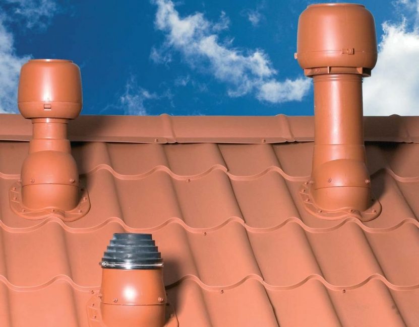 Ventilationsuttag till taket