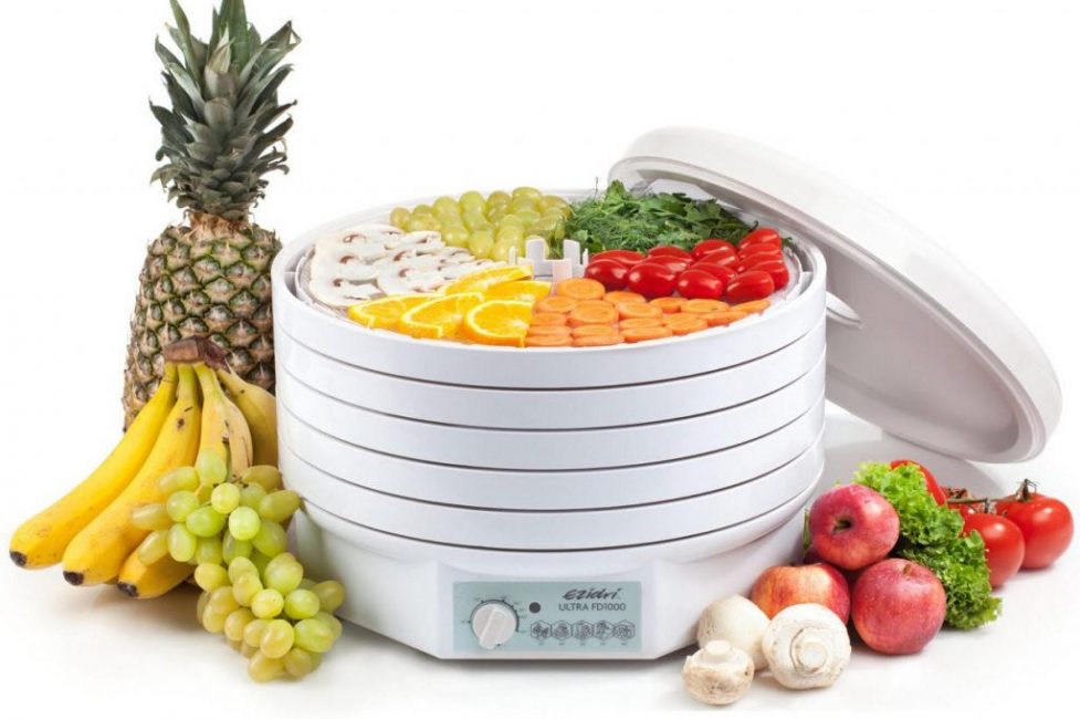 Le permite secar diferentes frutas y verduras.