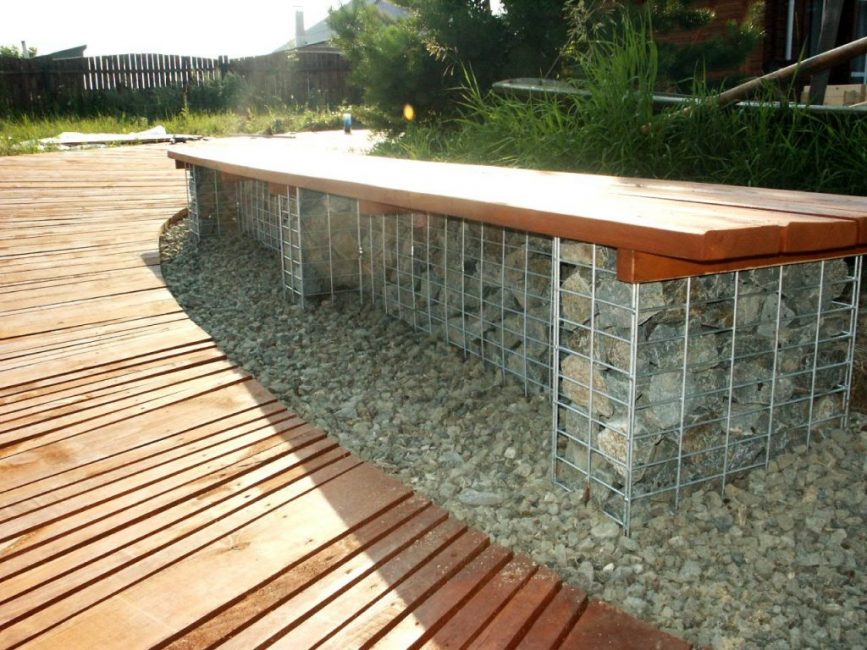 Gabion v krajinářském designu