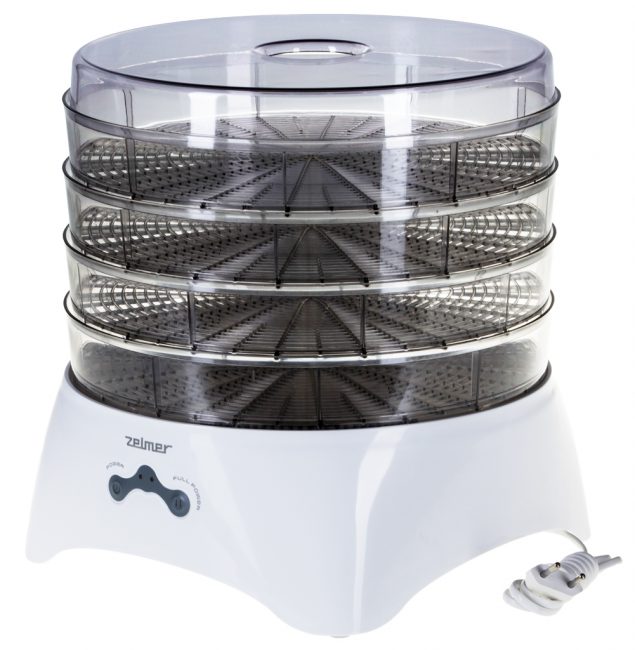 Secador de plástico para verduras y frutas.