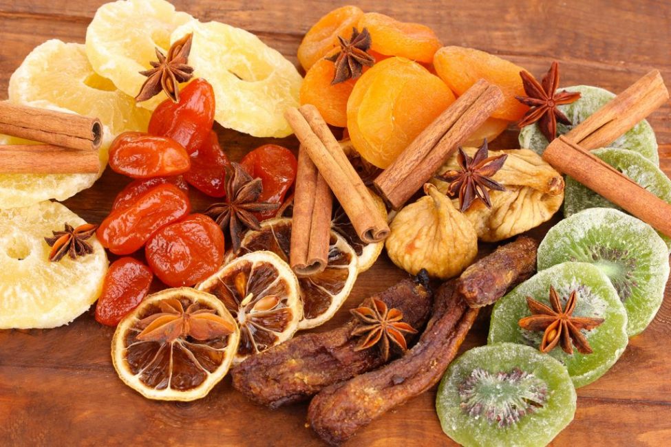 frutas secas