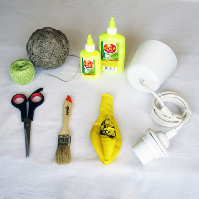 Materiales necesarios para el trabajo.