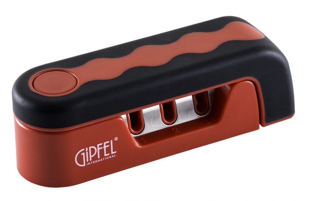 GiPFEL 2920 con tres ranuras y tres tipos de abrasivos