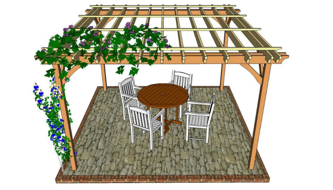 Construcción de pérgola