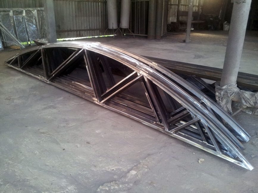 Estructuras de pérgola de metal