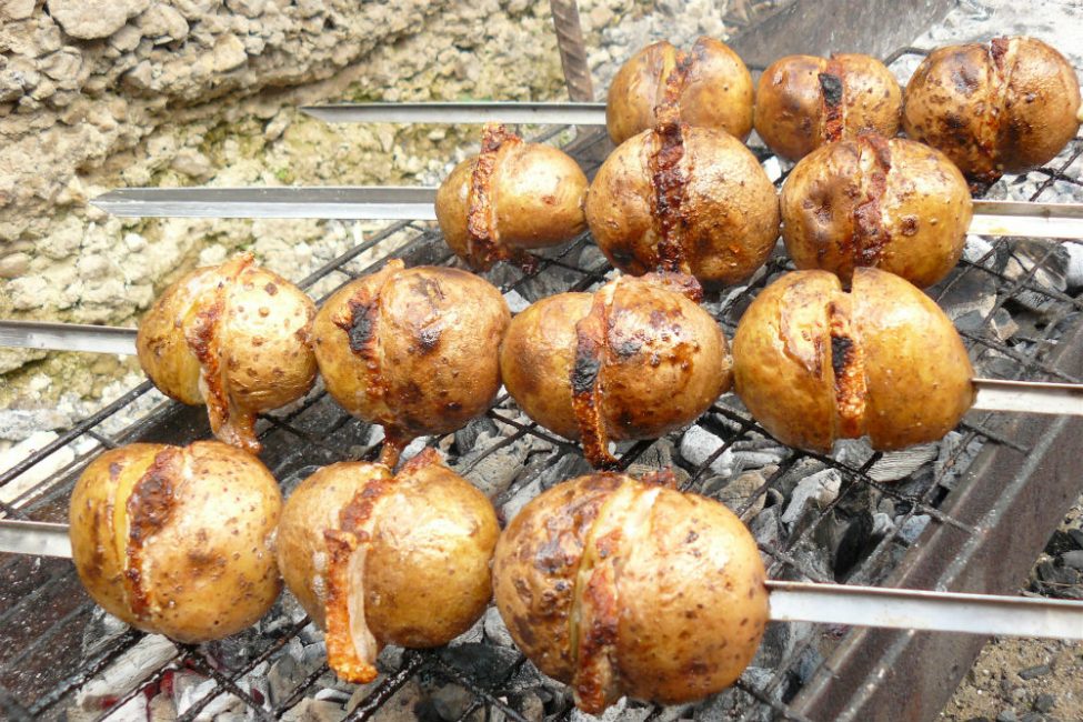 domuz yağı ile patates