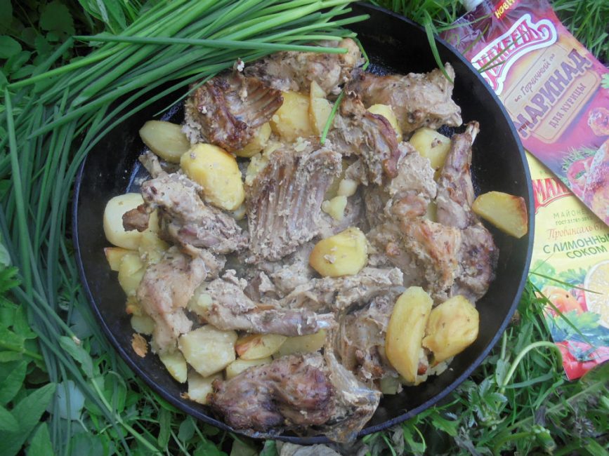patates ile tavşan