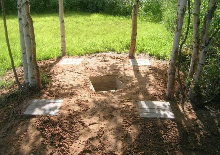 Drenážní jímka pro odvod použité vody