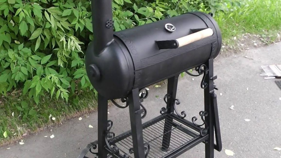 Brasero de un cilindro de gas.