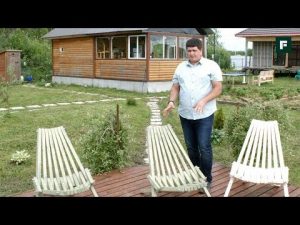 [ВИДЕО] Направи си сам дървени градински мебели