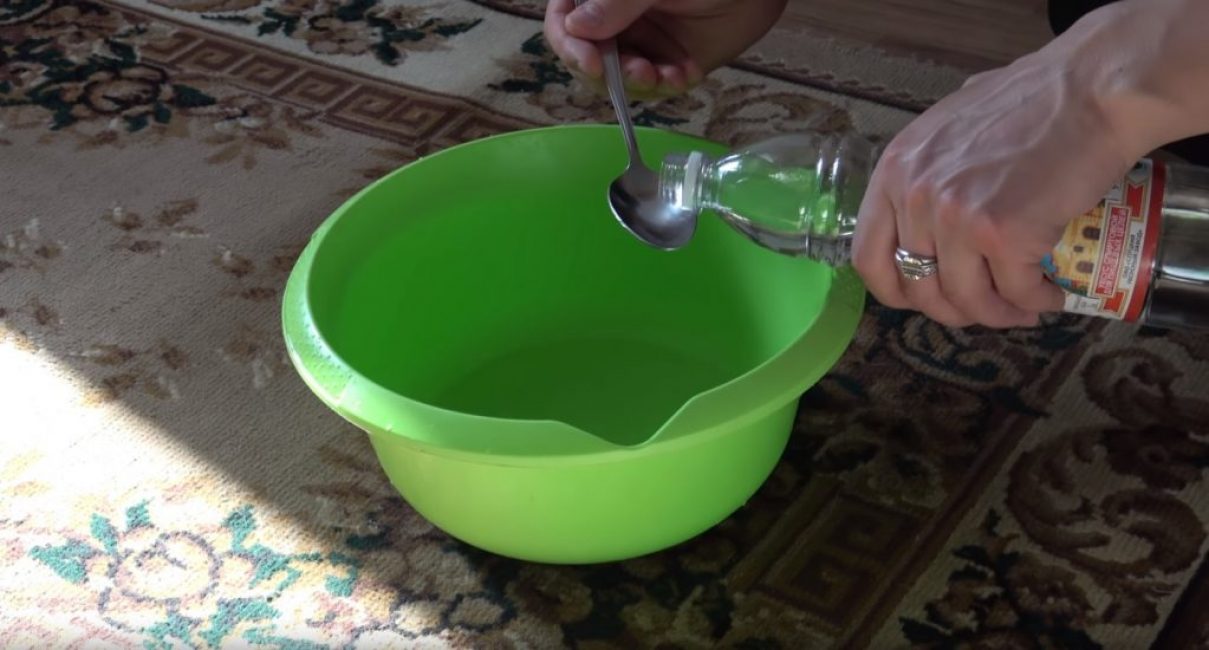 Suya sirke eklenmesi