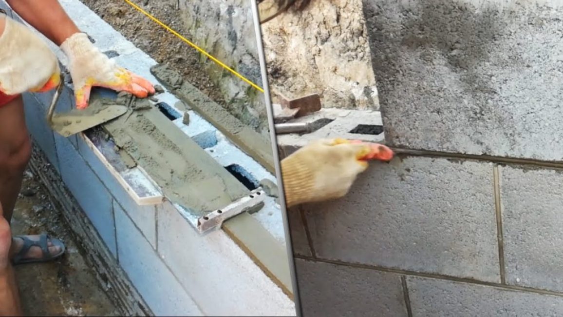 Zdivo ze škvárových tvárnic s přípravkem